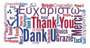 Thank You in Many Languages